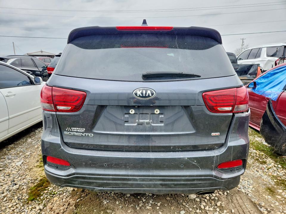 2019 Kia Sorento VIN 5XYPG4A34KG457952 COPART salvage auction — REAR END, Salvage Title, sold $1,950 on 2026-08-24 (photo 6)