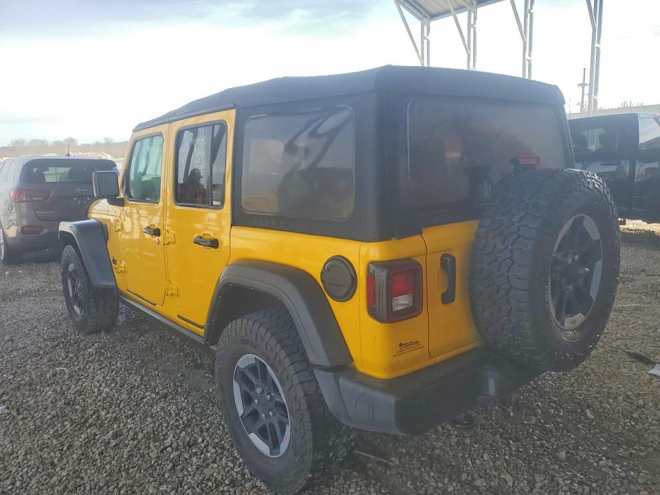 2021 Jeep Wrangler unlimited VIN 1C4HJXDN0MW744800 COPART salvage auction — NORMAL WEAR, Mo - Cert Of Title-Repossessed, sold $11,600 on 2026-07-02 (photo 2)