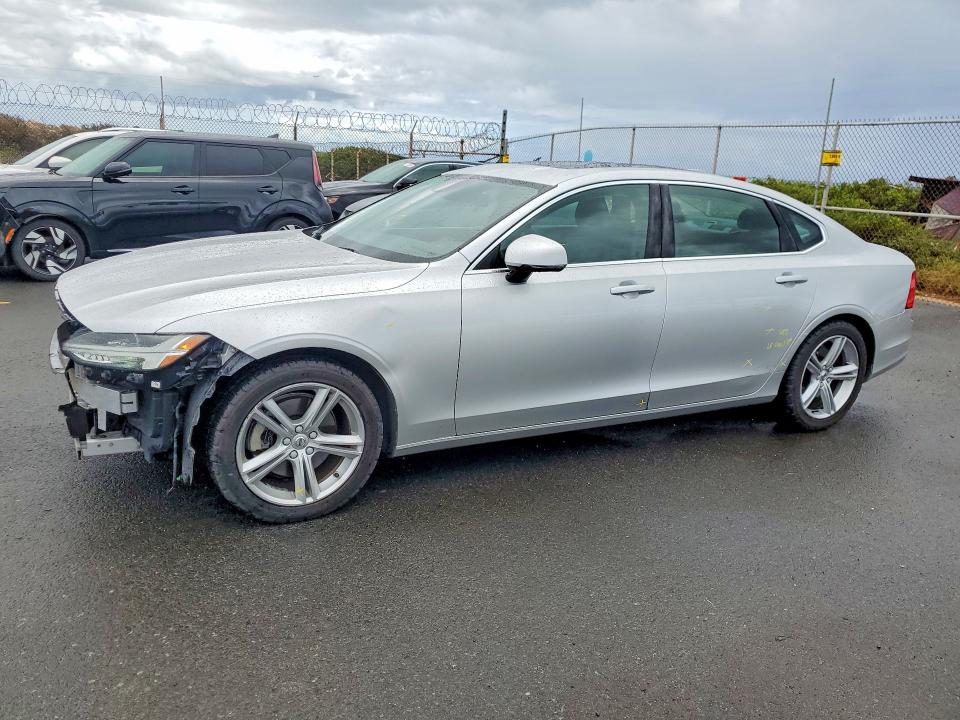 2018 Volvo S90 VIN LVY982AK0JP035991 COPART salvage auction — FRONT END, Hi - Certificate Of Salvage, sold $975 on 2026-07-20 (photo 1)