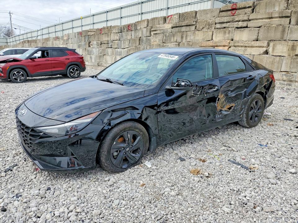 2022 Hyundai Elantra VIN KMHLS4AG4NU369658 COPART salvage auction — SIDE, Oh - Cert Of Title-Salvage, sold $5,000 on 2026-07-24 (photo 1)