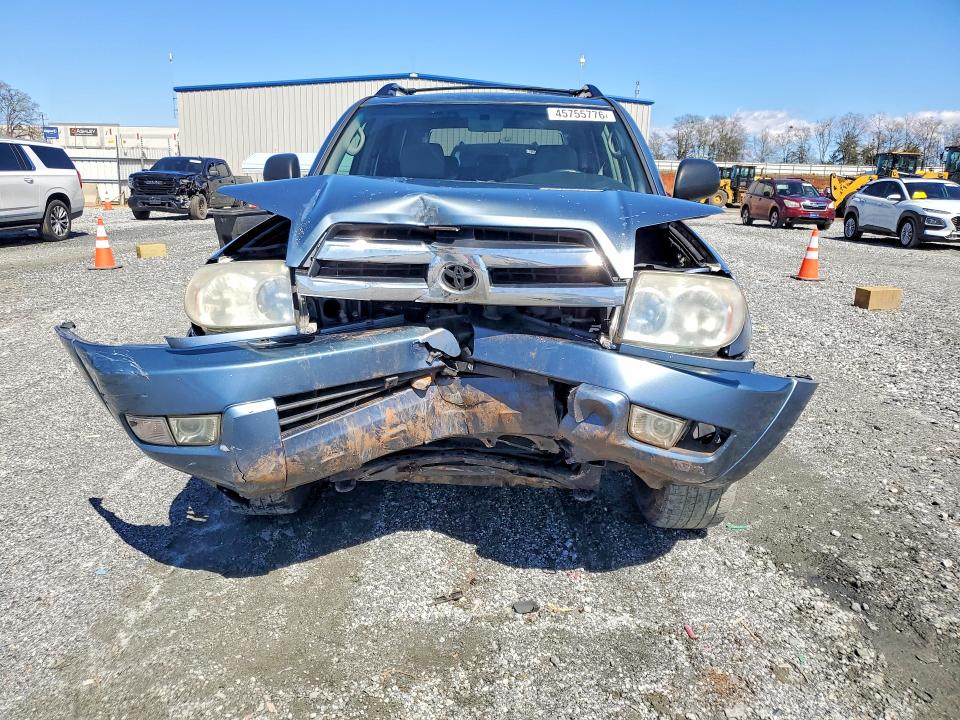 2005 Toyota 4runner VIN JTEZU14R850049217 COPART salvage auction — FRONT END, Sc - Cert Of Title-Salvage, sold $2,550 on 2026-07-08 (photo 5)