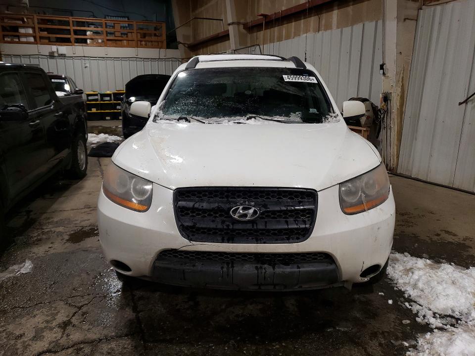 2008 Hyundai Santa fe VIN 5NMSG73D98H193336 COPART salvage auction — MECHANICAL, Ak - Cert Of Veh Title-Reconstructe, sold $25 on 2026-07-21 (photo 5)