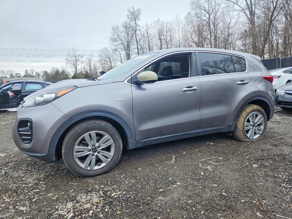 2019 Kia Sportage VIN KNDPMCAC6K7554148 COPART salvage auction — FRONT END, Md - Cert Of Salvage > 75% Damage, sold $2,950 on 2026-07-02 (photo 1)