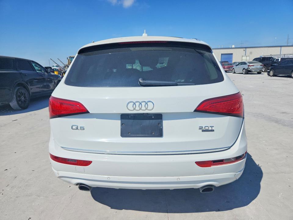 2016 Audi Q5 VIN WA1L2AFP7GA096404 COPART salvage auction — ROLLOVER, TX, sold $925 on 2026-08-07 (photo 6)