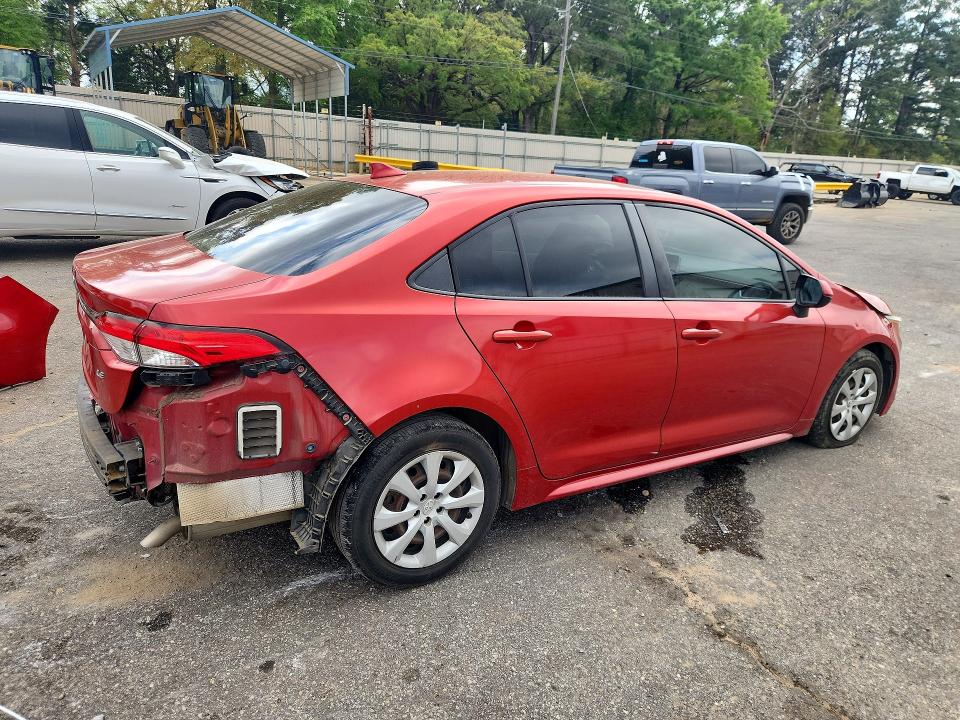 2020 Toyota Corolla VIN JTDEPRAE3LJ000850 COPART salvage auction — FRONT END, Al - Cert Of Title-Salvage Title, sold $3,400 on 2026-07-13 (photo 3)