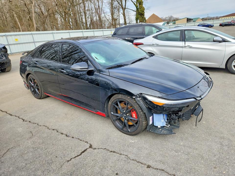 2024 Hyundai VIN KMHLW4DK4RU022194 COPART salvage auction — FRONT END, Nj - Cert Of Title-Salvage, sold $5,700 on 2026-07-09 (photo 4)