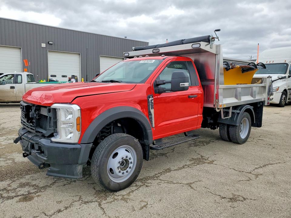 2024 Ford F550 VIN 1FDUF5HN8RDA25596 COPART salvage auction — FRONT END, Ma - Cert Of Title-Salvage (P), sold $55,000 on 2026-07-14 (photo 1)