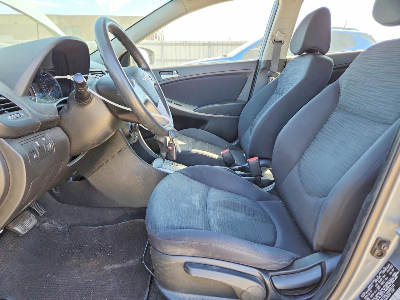 2017 Hyundai Accent VIN KMHCT5AE1HU364133 COPART salvage auction — Front End, KS - CERT OF TITLE-SALVAGE, sold $925 on 2026-07-09 (photo 7)