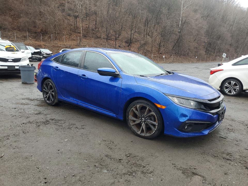 2020 Honda Civic VIN 2HGFC2F86LH550329 COPART salvage auction — FRONT END, Id - Salvage Certificate Of Title, sold $5,300 on 2026-07-02 (photo 4)