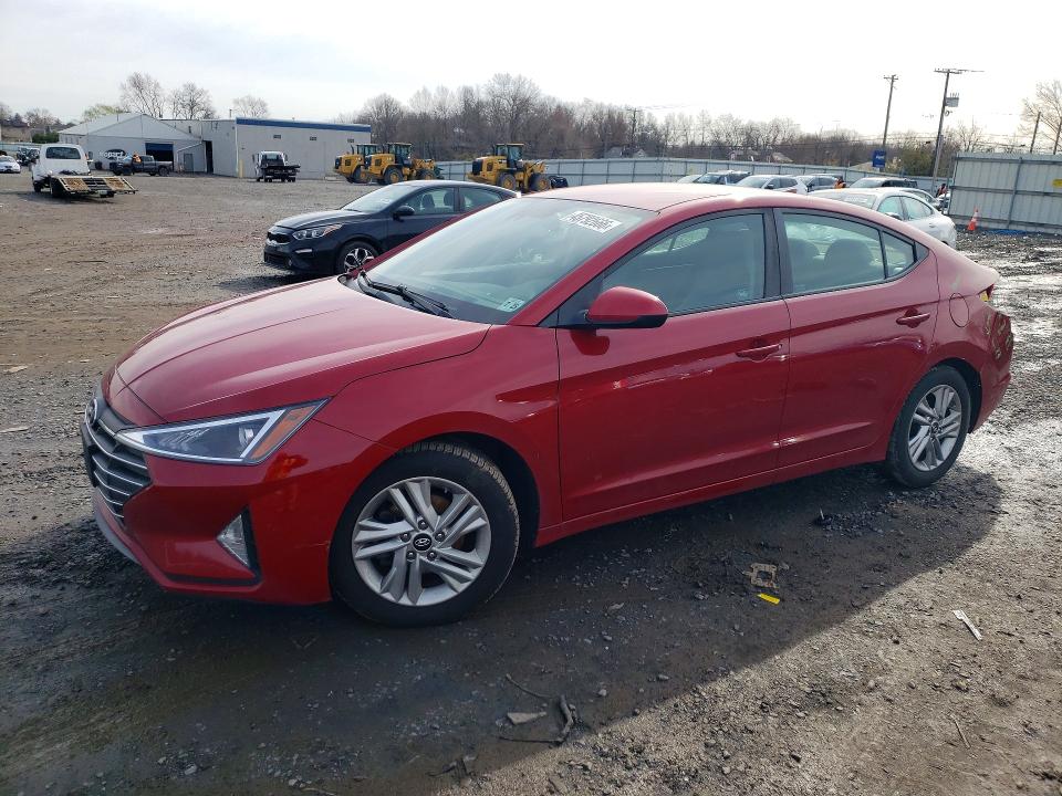 2020 Hyundai Elantra VIN KMHD84LF6LU057376 COPART salvage auction — REAR END, Nj - Cert Of Title-Salvage, sold $2,500 on 2026-07-17 (photo 1)