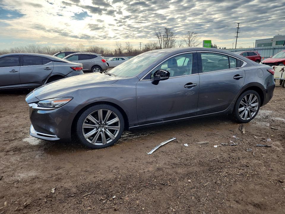 2018 Mazda 6 VIN JM1GL1WYXJ1328661 COPART salvage auction — HAIL, Il - Salvage Certificate, sold $2,800 on 2026-07-24 (photo 1)