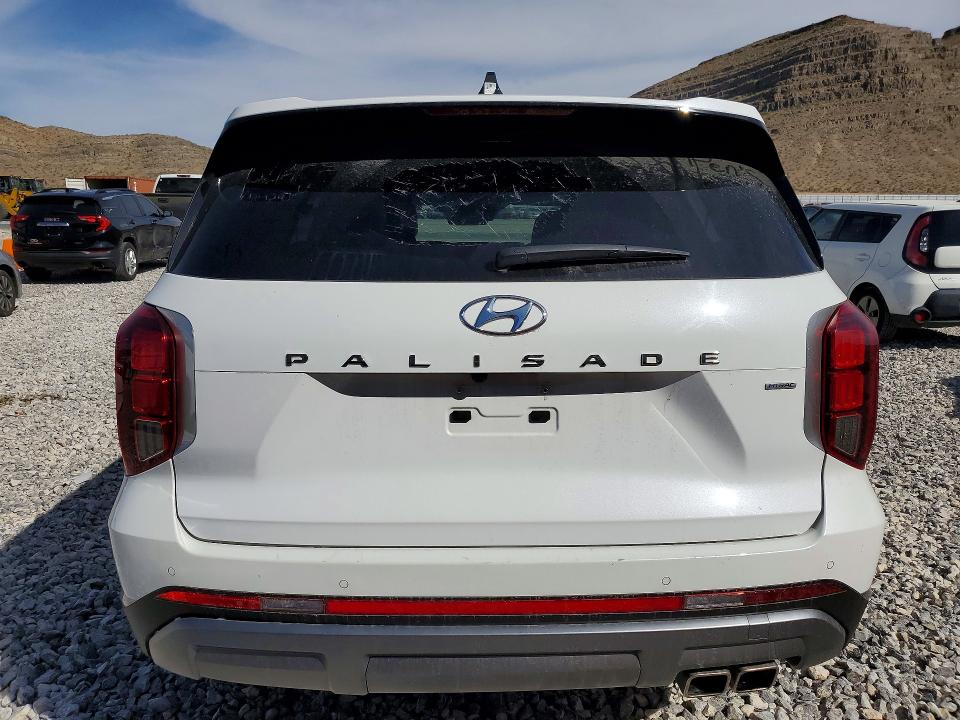 2024 Hyundai Palisade VIN KM8R2DGE3RU741867 COPART salvage auction — VANDALISM, Nv - Salvage Title, sold $10,100 on 2026-07-27 (photo 6)