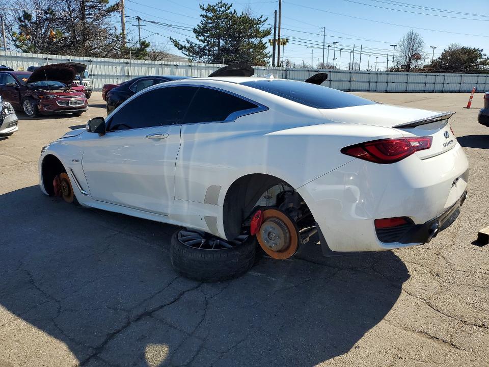 2017 Infiniti Q60 VIN JN1FV7EK6HM611530 COPART salvage auction — UNDERCARRIAGE, Ky - Red Rebuilt Salvage, sold $3,250 on 2026-07-22 (photo 2)