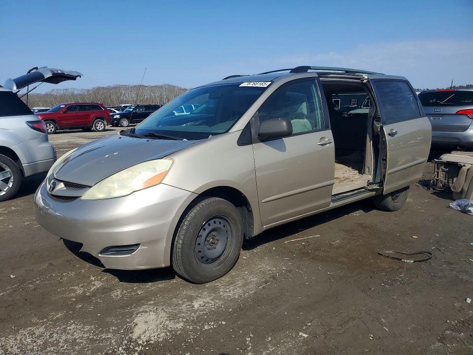 2006 Toyota Sienna VIN 5TDZA23C36S517806 COPART salvage auction — SIDE, Ma - Cert Of Title-Reconstrctd Coll, sold $900 on 2026-07-29 (photo 1)