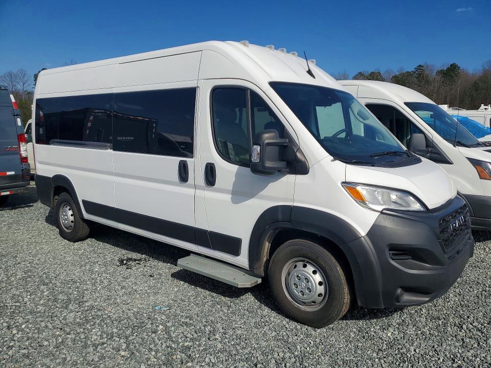 2023 Ram Promaster 2500 VIN 3C6LRVPG7PE564823 COPART salvage auction — Burn Engine, SC - DEALER ONLY CLEAN TITLE (P), sold $15,900 on 2026-10-06 (photo 4)