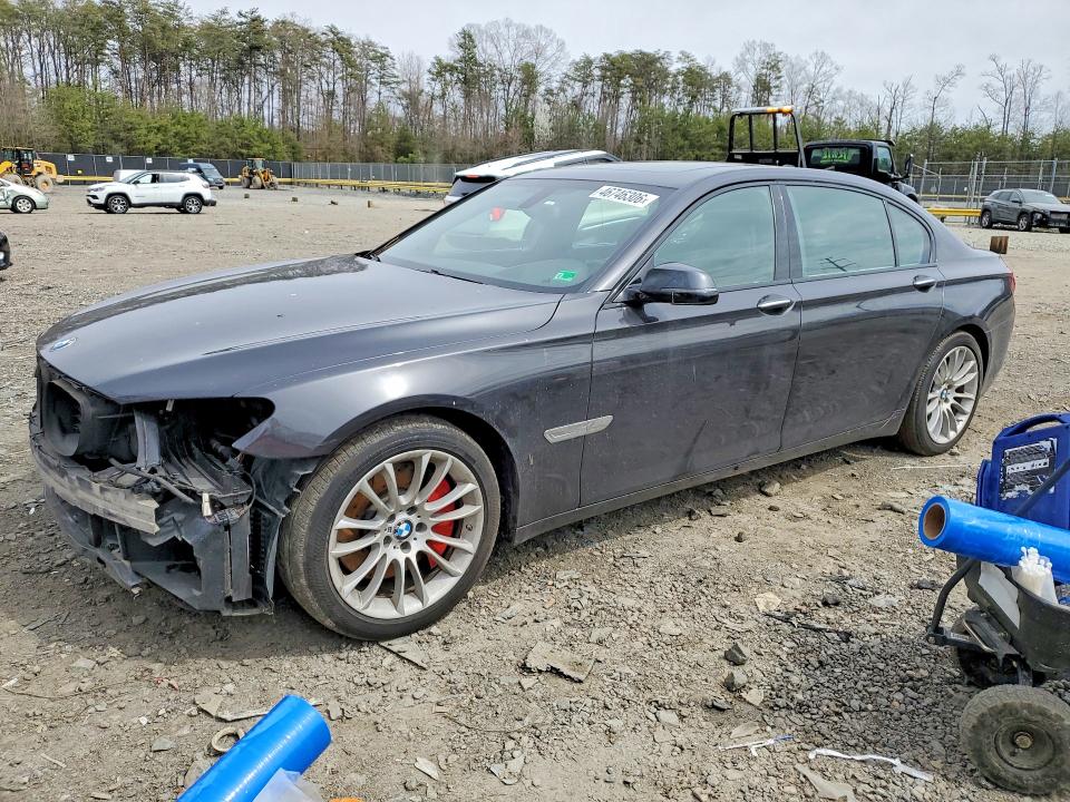 2013 BMW 7er VIN WBAYF8C51DD141369 COPART salvage auction — FRONT END, Md - Cert Of Salvage > 75% Damage, sold $1,400 on 2026-07-28 (photo 1)