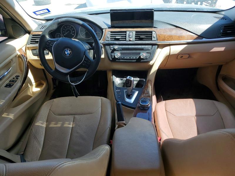 2014 BMW 3 series VIN WBA3C1C50EK107091 COPART salvage auction — REAR END, TX - CERT OF TITLE-REBUILT SALVAGE, sold $800 on 2026-07-24 (photo 8)