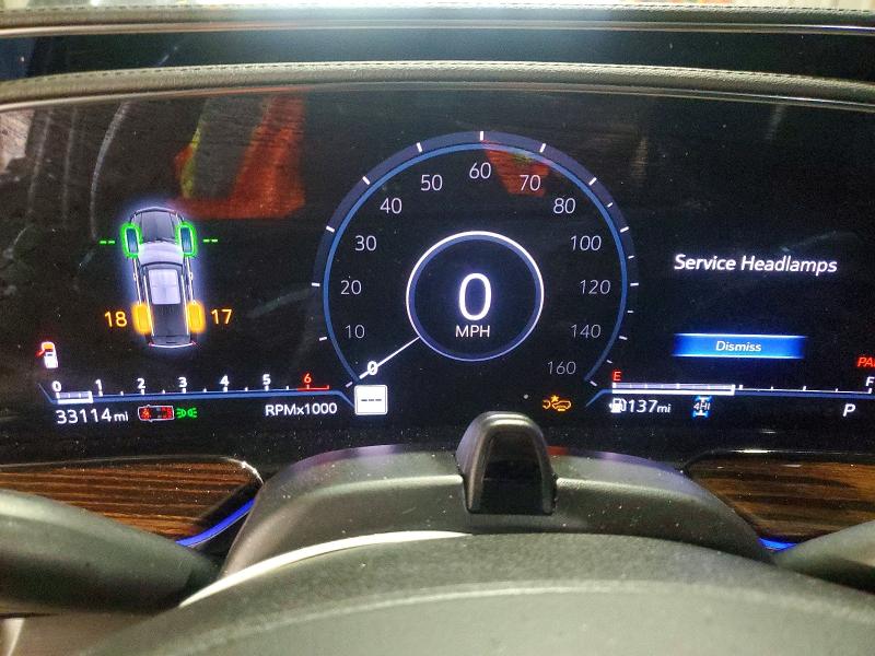 2022 Cadillac Escalade VIN 1GYS4CKL3NR212068 COPART salvage auction — NORMAL WEAR, FL - CERTIFICATE OF TITLE, sold $38,250 on 2026-07-28 (photo 9)