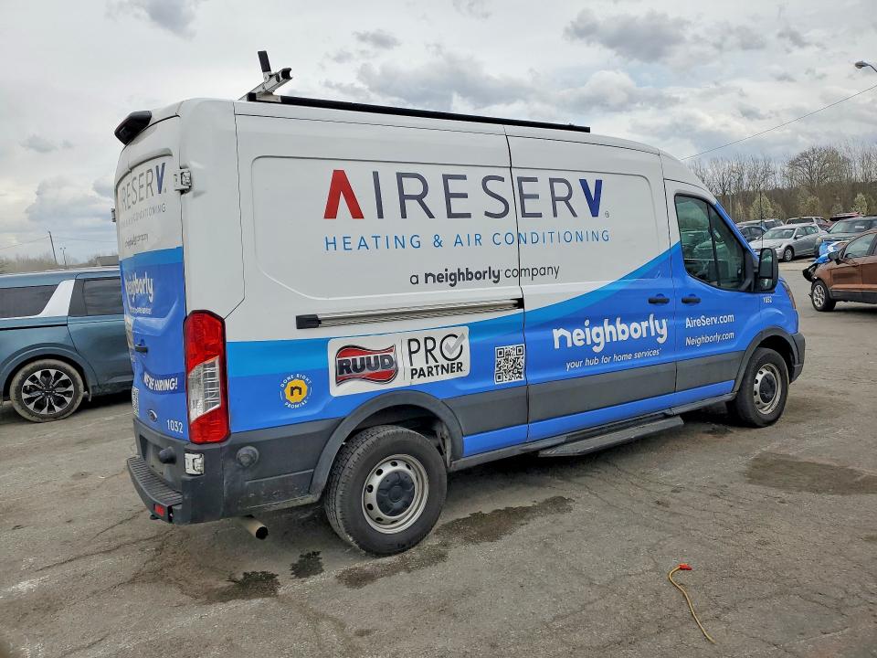 2024 Ford Transit VIN 1FTBR1C82RKA46548 COPART salvage auction — REAR END, KY - CERT OF TITLE-SALVAGE, sold $11,600 on 2026-07-29 (photo 3)