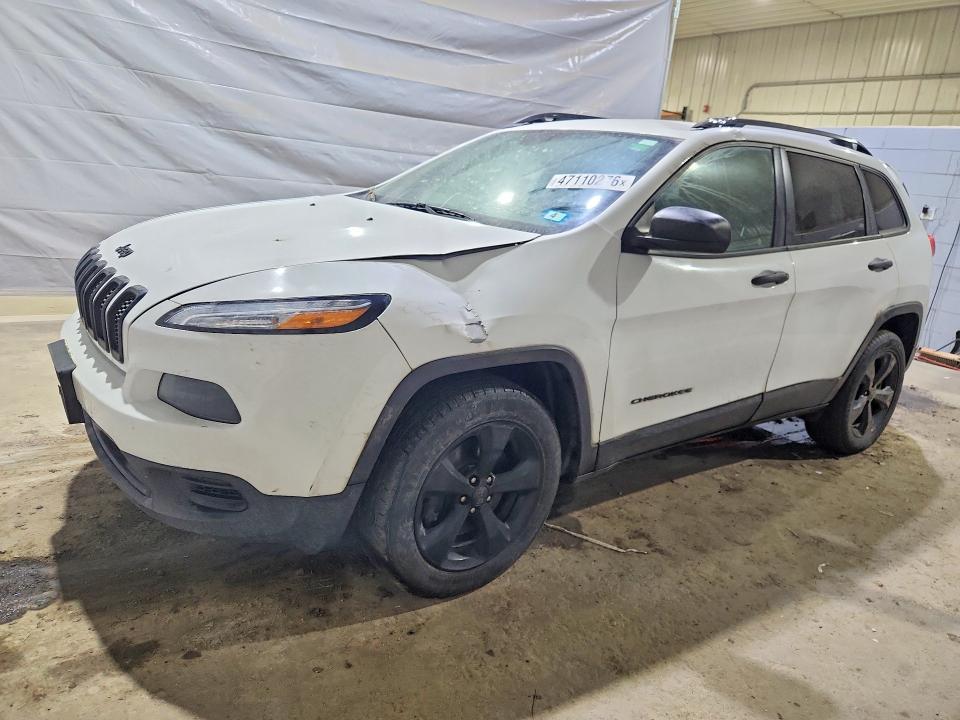 2017 Jeep Cherokee VIN 1C4PJMAS0HW658705 COPART salvage auction — FRONT END, Nh - Cert Of Title-Salvage, sold $875 on 2026-07-09 (photo 1)
