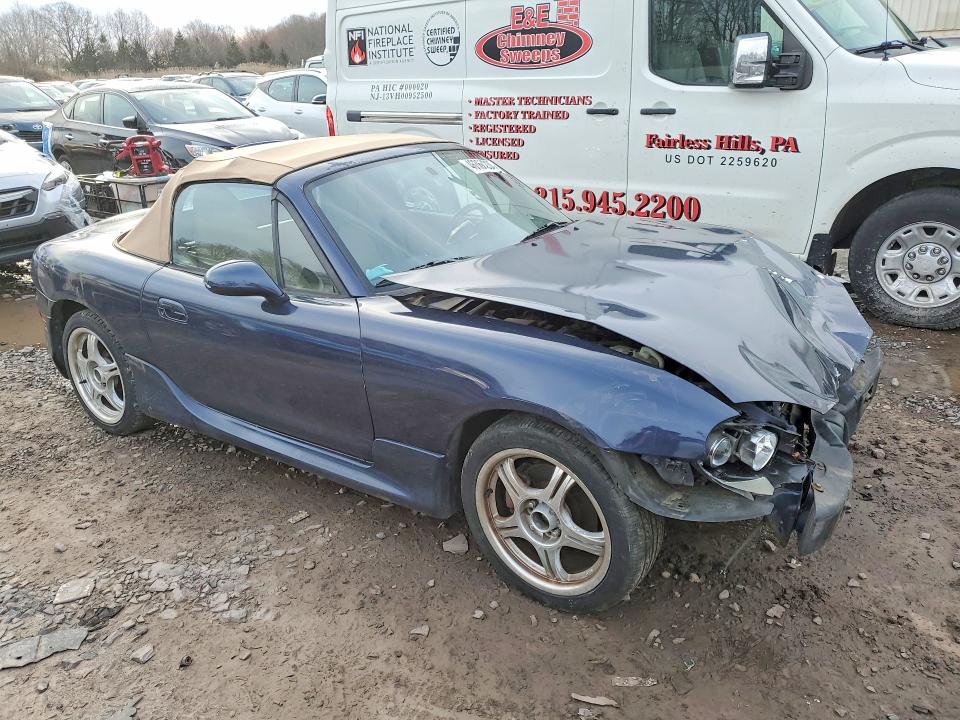 2003 Mazda Mx-5 VIN JM1NB353130307489 COPART salvage auction — FRONT END, PA - CERTIFICATE OF SALVAGE, sold $15 on 2026-07-29 (photo 4)