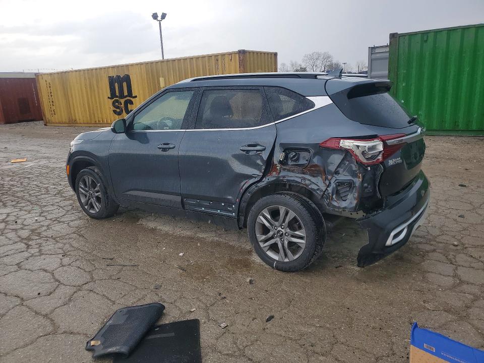 2021 Kia Seltos VIN KNDEU2AA6M7101215 COPART salvage auction — REAR END, In - Cert Of Title-Salvage Title, sold $3,700 on 2026-07-21 (photo 2)