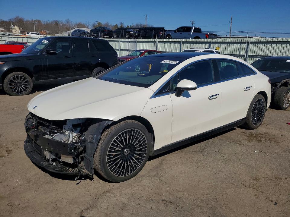 2022 Mercedes-Benz EQS VIN W1KCG4EB5NA018088 — COPART salvage auction photo