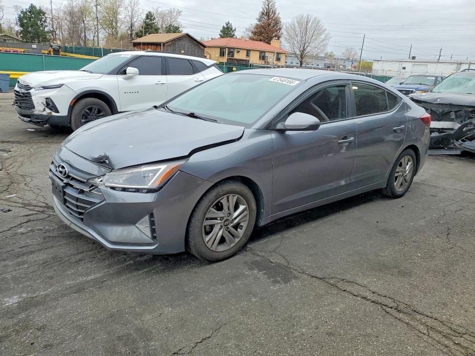 2019 Hyundai Elantra VIN KMHD84LF7KU820780 COPART salvage auction — FRONT END, CO, sold $3,700 on 2026-07-28 (photo 1)
