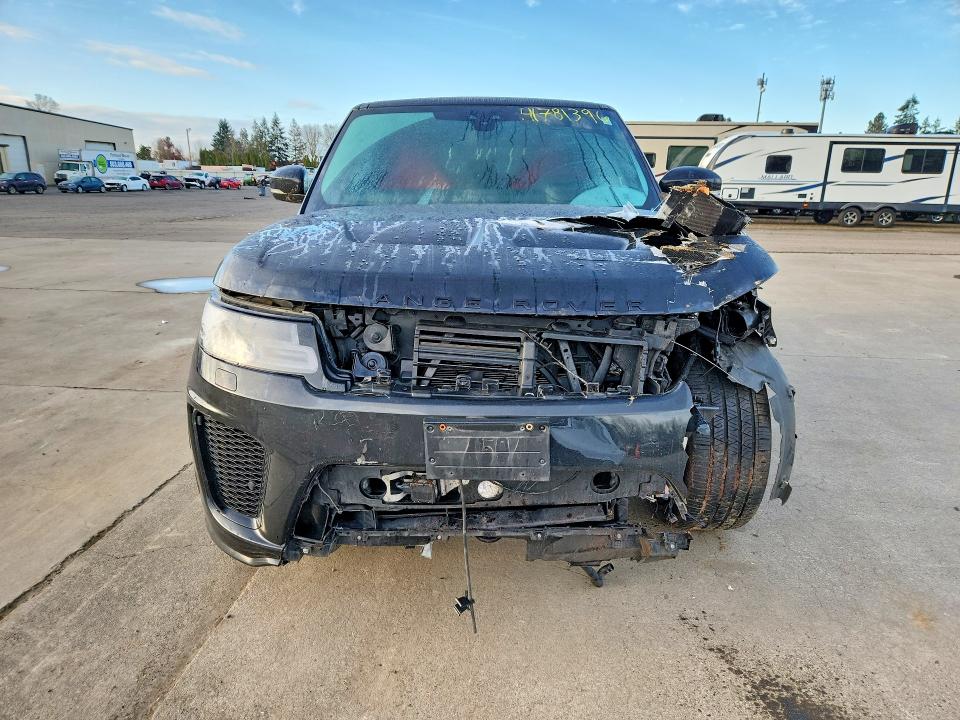 2020 Land rover RANGE ROVER VIN SALWZ2RE3LA897168 COPART salvage auction — FRONT END, Or - Salvage Title Certificate, sold $5,700 on 2026-07-27 (photo 5)