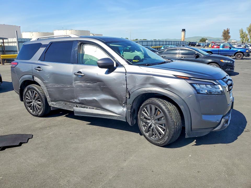 2022 Nissan Pathfinder VIN 5N1DR3CB7NC261892 COPART salvage auction — Side, CA - SALVAGE CERTIFICATE, sold $5,900 on 2026-05-18 (photo 4)