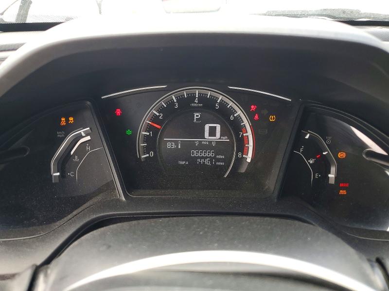 2018 Honda Civic VIN 2HGFC2F56JH546817 COPART salvage auction — SIDE, Tx - Certificate Of Title, sold $4,750 on 2026-07-02 (photo 9)