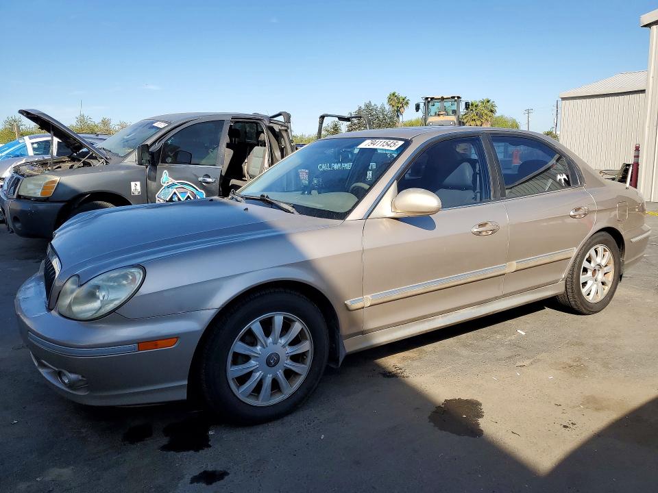 2005 Hyundai Sonata VIN KMHWF35H65A150670 COPART salvage auction — FRONT END, Ca - Salvage Certificate, sold $100 on 2026-07-09 (photo 1)
