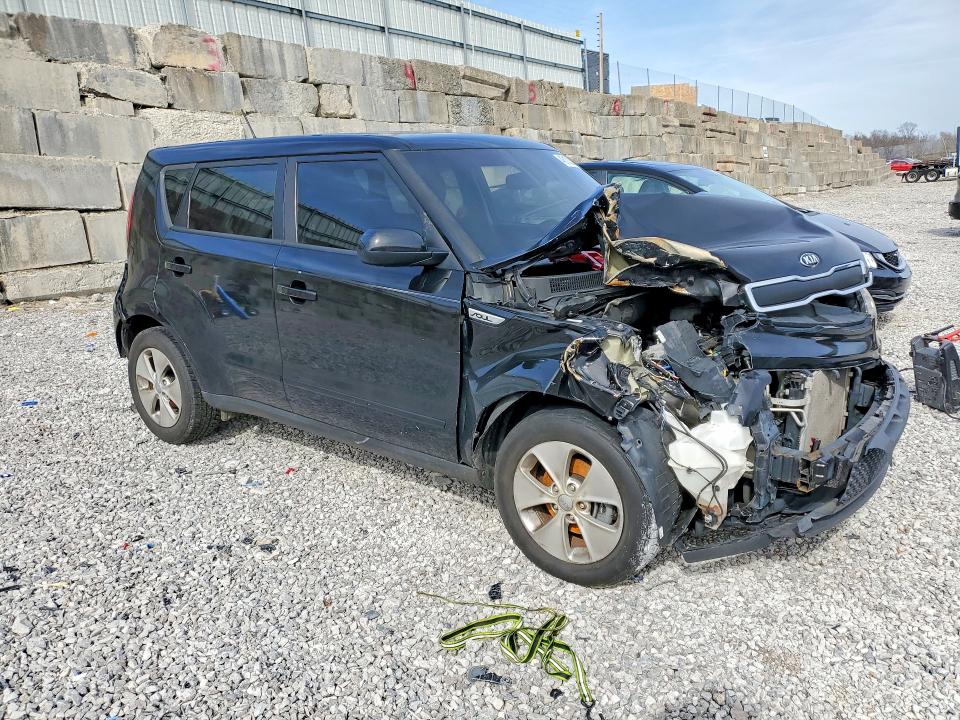 2016 Kia Soul VIN KNDJN2A27G7283970 COPART salvage auction — FRONT END, OH - CERT OF TITLE-SALVAGE, sold $475 on 2026-07-24 (photo 4)