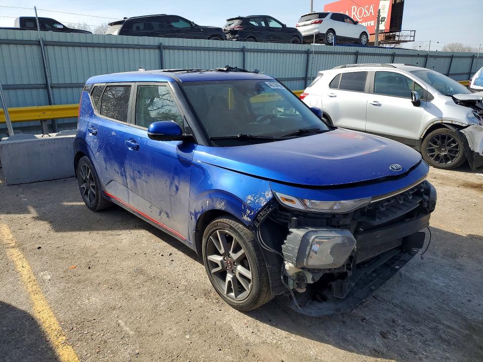 2020 Kia Soul VIN KNDJ63AU2L7086316 COPART salvage auction — FRONT END, Ks - Cert Of Title-Salvage, sold $1,000 on 2026-07-08 (photo 4)