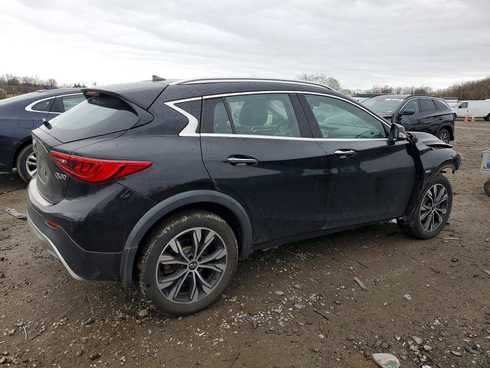 2018 Infiniti Qx30 VIN SJKCH5CR5JA055257 COPART salvage auction — FRONT END, Md - Cert Of Salvage > 75% Damage, sold $200 on 2026-07-23 (photo 3)