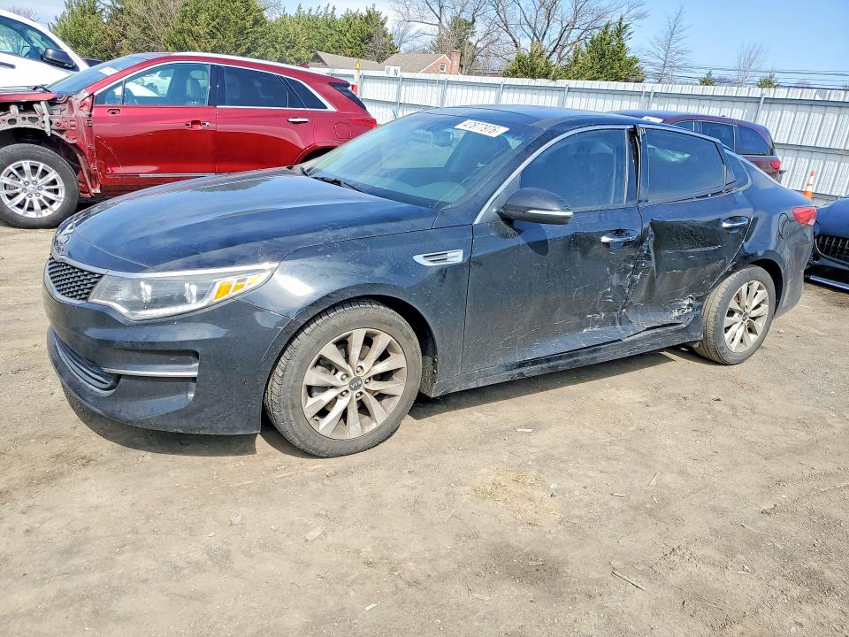 2017 Kia Optima VIN 5XXGU4L36HG169837 COPART salvage auction — SIDE, Md - Cert Of Salvage > 75% Damage, sold $1,100 on 2026-07-20 (photo 1)