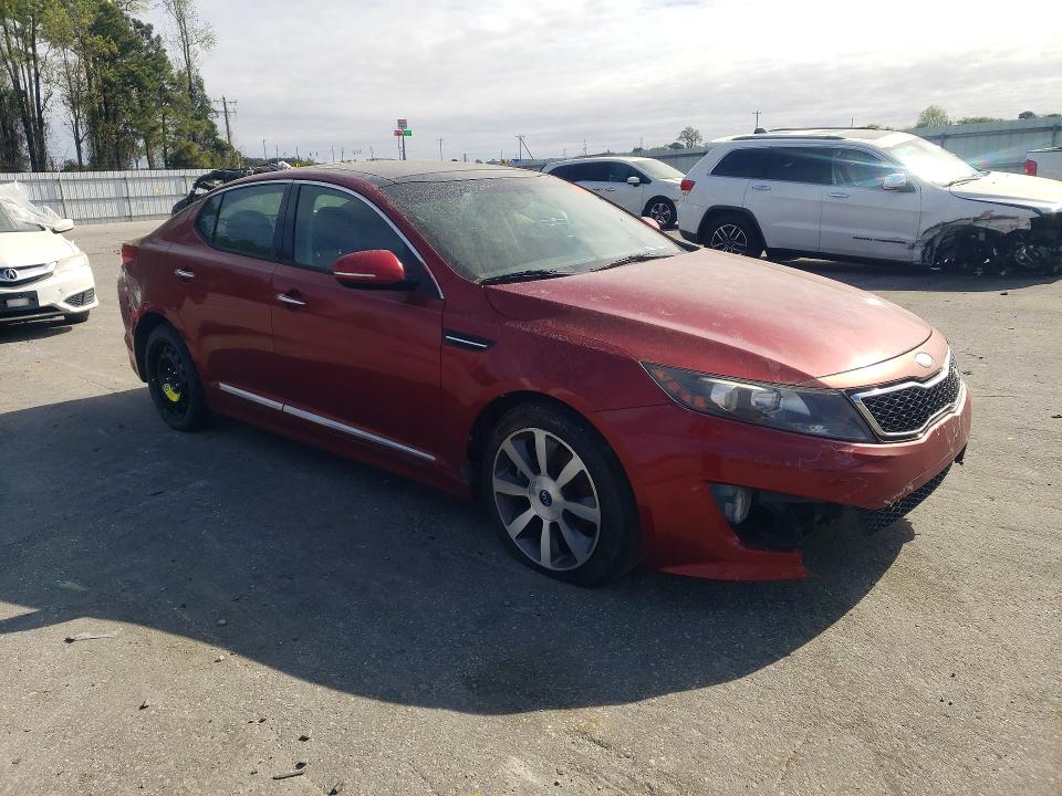 2013 Kia Optima VIN 5XXGR4A65DG109671 COPART salvage auction — FRONT END, Nc - Dealer Only Clean Title, sold $1,650 on 2026-07-28 (photo 4)