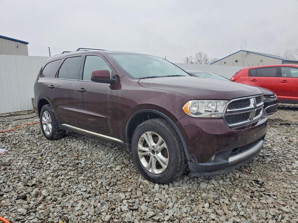 2012 Dodge Durango VIN 1C4RDHAG5CC306653 COPART salvage auction — FRONT END, In - Certificate Of Title (P), sold $500 on 2026-07-02 (photo 4)