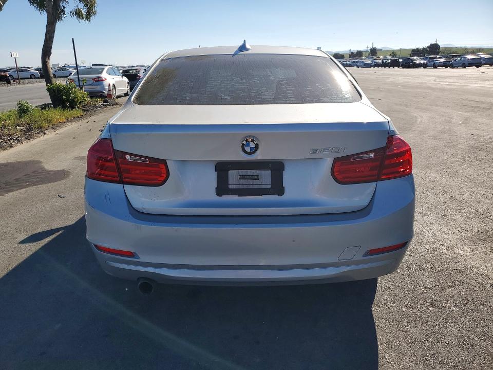 2015 BMW 3er VIN WBA3B1G59FNT64621 COPART salvage auction — SIDE, Ca - Salvage Certificate, sold $925 on 2026-08-19 (photo 6)
