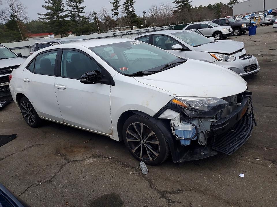 2017 Toyota Corolla VIN 5YFBURHE3HP730908 COPART salvage auction — FRONT END, Id - Salvage Certificate Of Title, sold $3,600 on 2026-07-07 (photo 4)