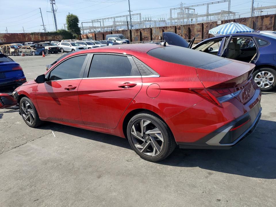 2025 Hyundai Elantra VIN KMHLS4DG7SU021439 COPART salvage auction — FRONT END, Ca - Salvage Certificate, sold $7,300 on 2026-07-08 (photo 2)