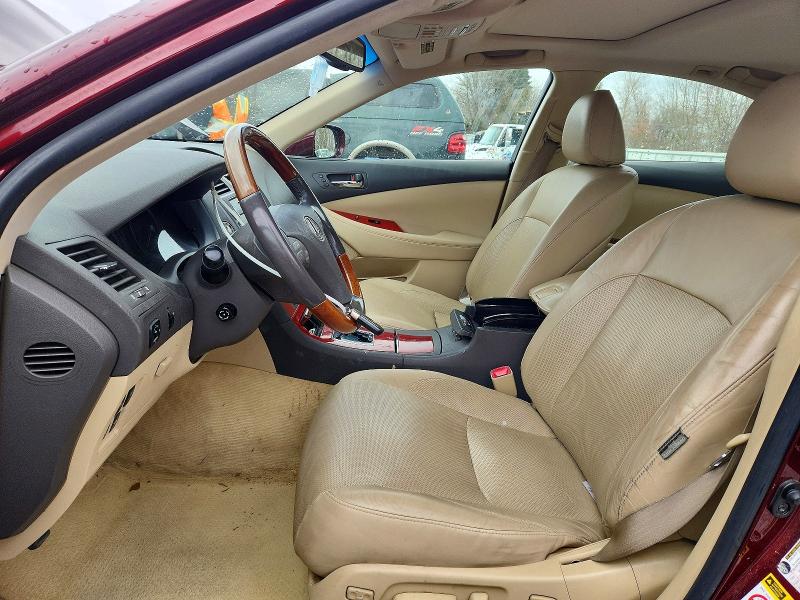 2008 Lexus ES VIN JTHBJ46G982159213 COPART salvage auction — REAR END, Or - Salvage Title Certificate, sold $1,100 on 2026-07-20 (photo 7)