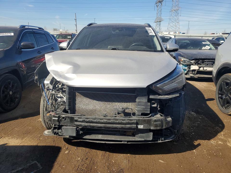 2021 Hyundai Tucson VIN KM8J3CAL0MU366170 COPART salvage auction — FRONT END, Il - Salvage Certificate, sold $250 on 2026-07-09 (photo 5)