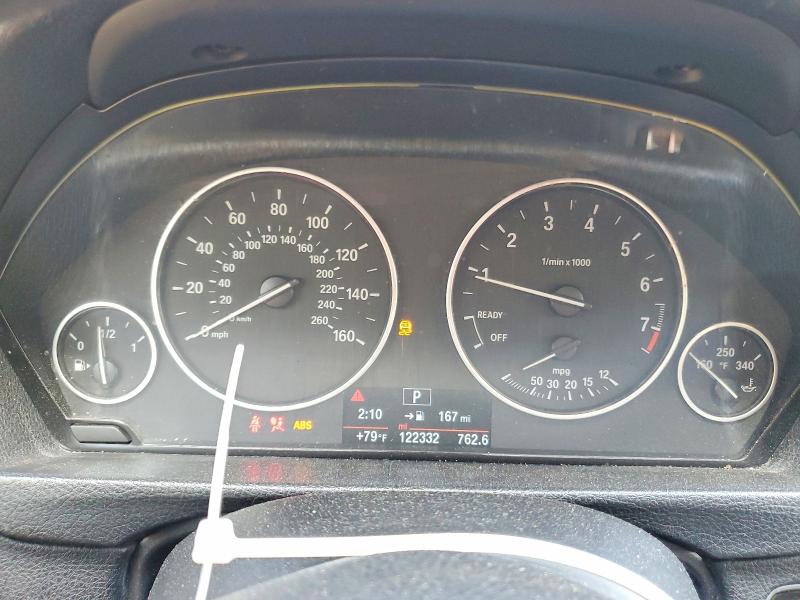 2014 BMW 3er VIN WBA3B1G58ENS81440 COPART salvage auction — FRONT END, Sc - Cert Of Title-Salvage, sold $1,300 on 2026-07-21 (photo 9)
