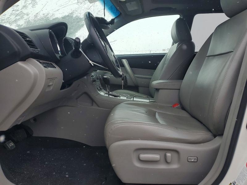 2012 Toyota Highlander VIN 5TDBK3EH7CS154323 COPART salvage auction — HAIL, Il - Salvage Certificate, sold $3,250 on 2026-07-15 (photo 7)