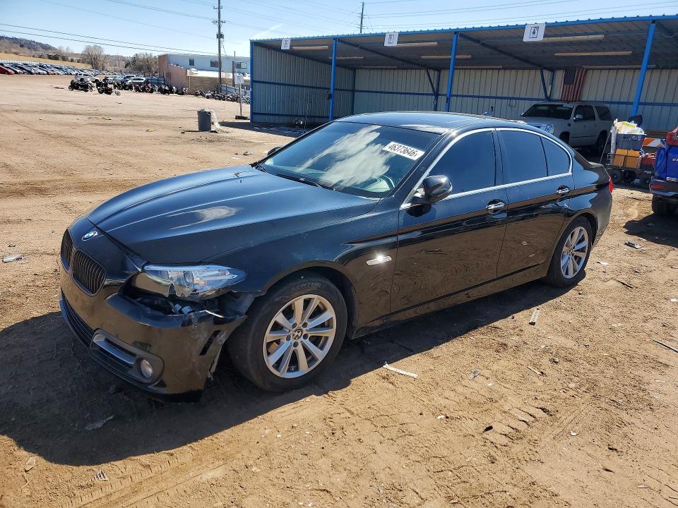2015 BMW 5er VIN WBA5A7C51FD627677 COPART salvage auction — FRONT END, Co - Salvage Title, sold $3,000 on 2026-07-29 (photo 1)