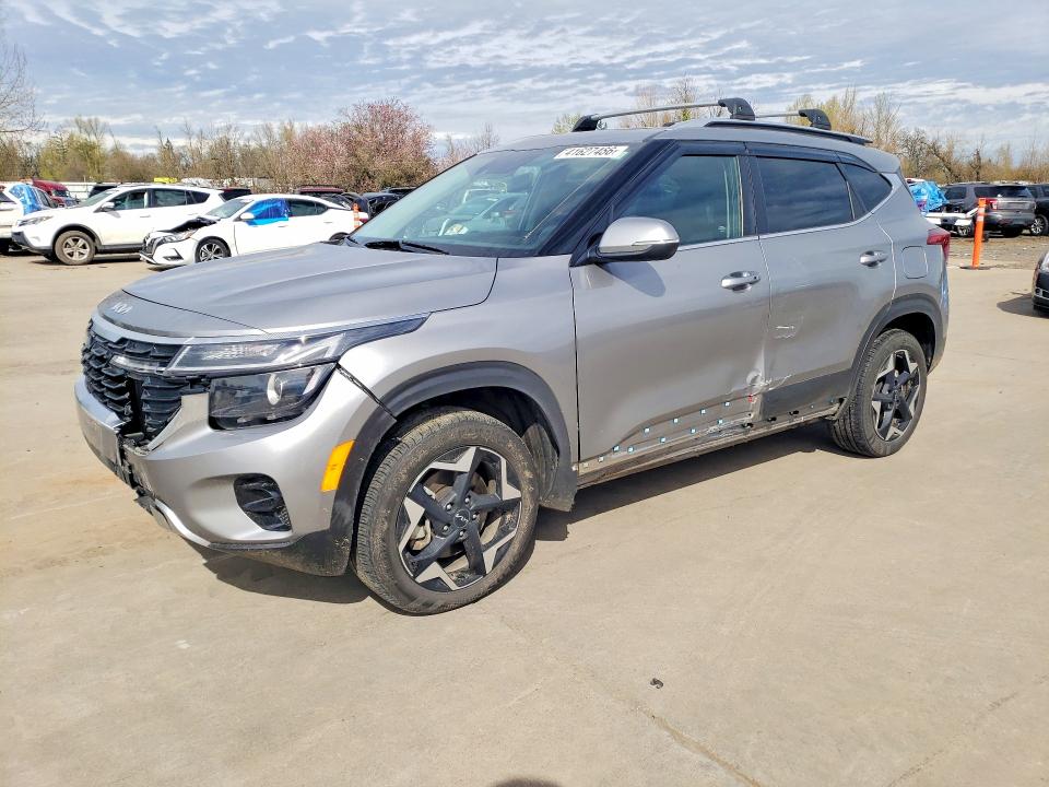2025 Kia Seltos VIN KNDERCAA5S7687197 COPART salvage auction — FRONT END, Id - Salvage Certificate Of Title, sold $7,200 on 2026-07-13 (photo 1)