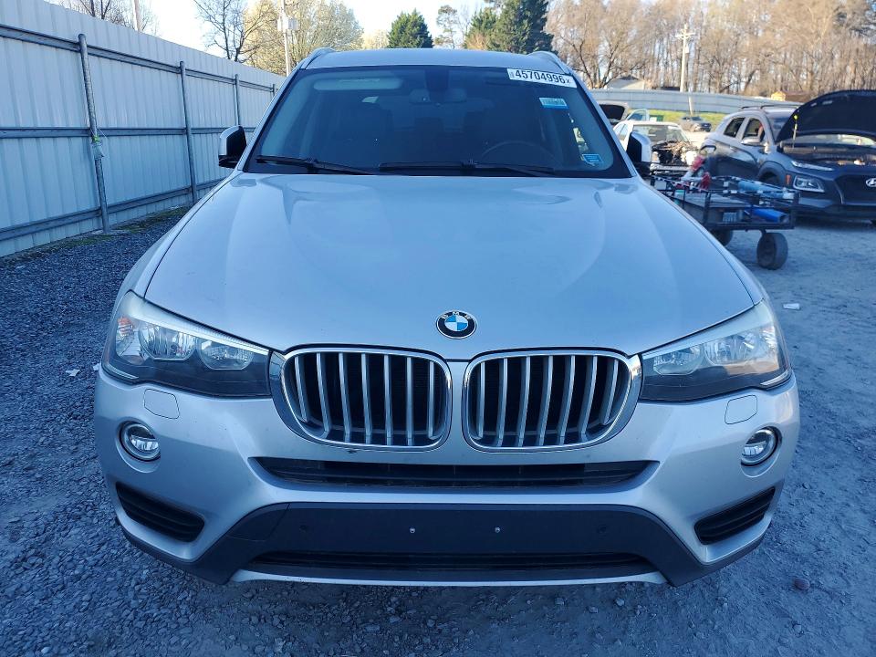 2017 BMW X3 VIN 5UXWZ7C59H0U46593 COPART salvage auction — MECHANICAL, Nc - Dealer Only Clean Title, sold $3,150 on 2026-07-08 (photo 5)