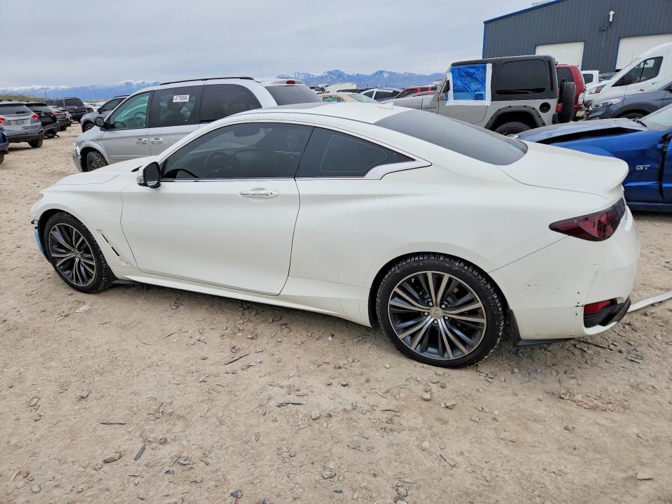 2018 Infiniti Q60 VIN JN1EV7EL7JM391258 COPART salvage auction — FRONT END, Ut - Salvage Certificate, sold $150 on 2026-07-17 (photo 2)