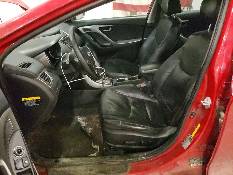 2013 Hyundai Elantra VIN KMHDH4AEXDU943115 COPART salvage auction — FRONT END, MN - PARTS VEHICLE BILL OF SALE, sold $275 on 2026-07-27 (photo 7)